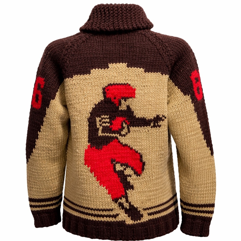 Vintage Cowichan 1950’s sweater football rugby